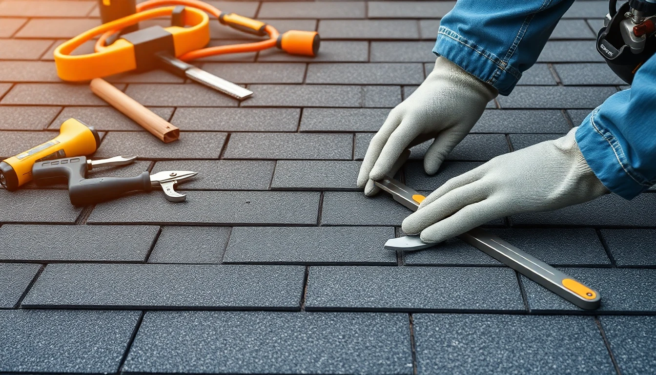 Asphalt shingle repair