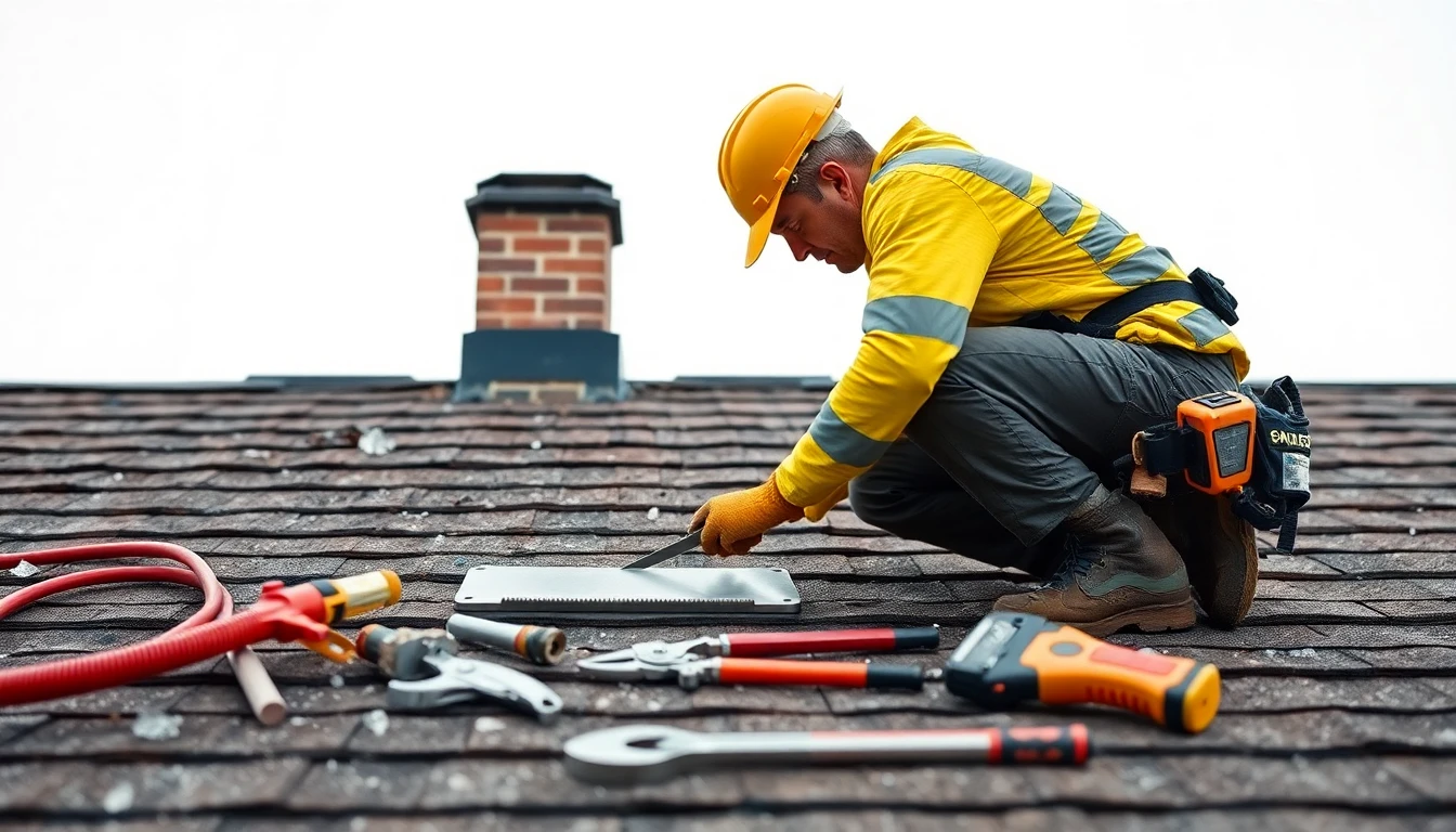 Storm damage repair